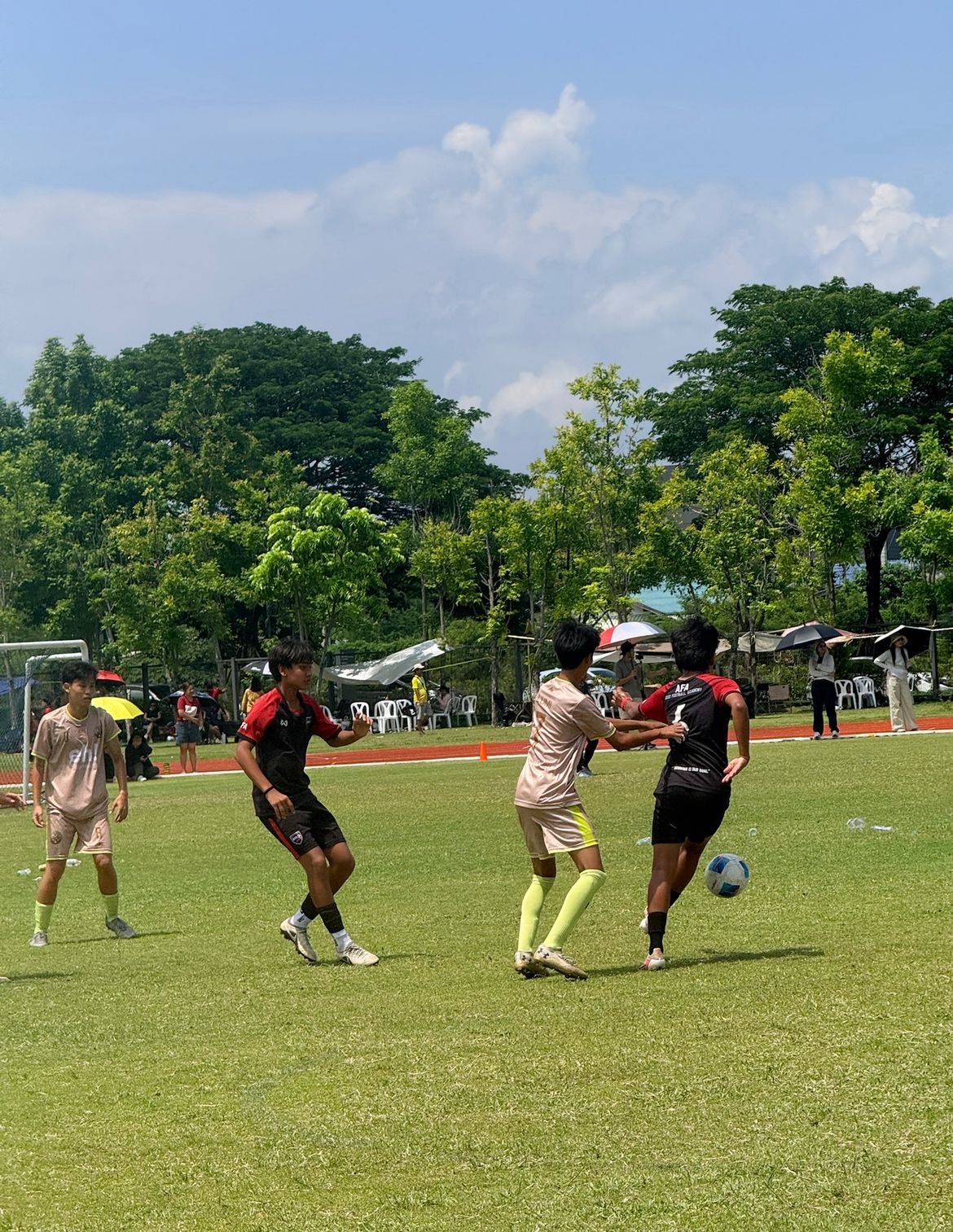 Players in action during a match — vision for European camps